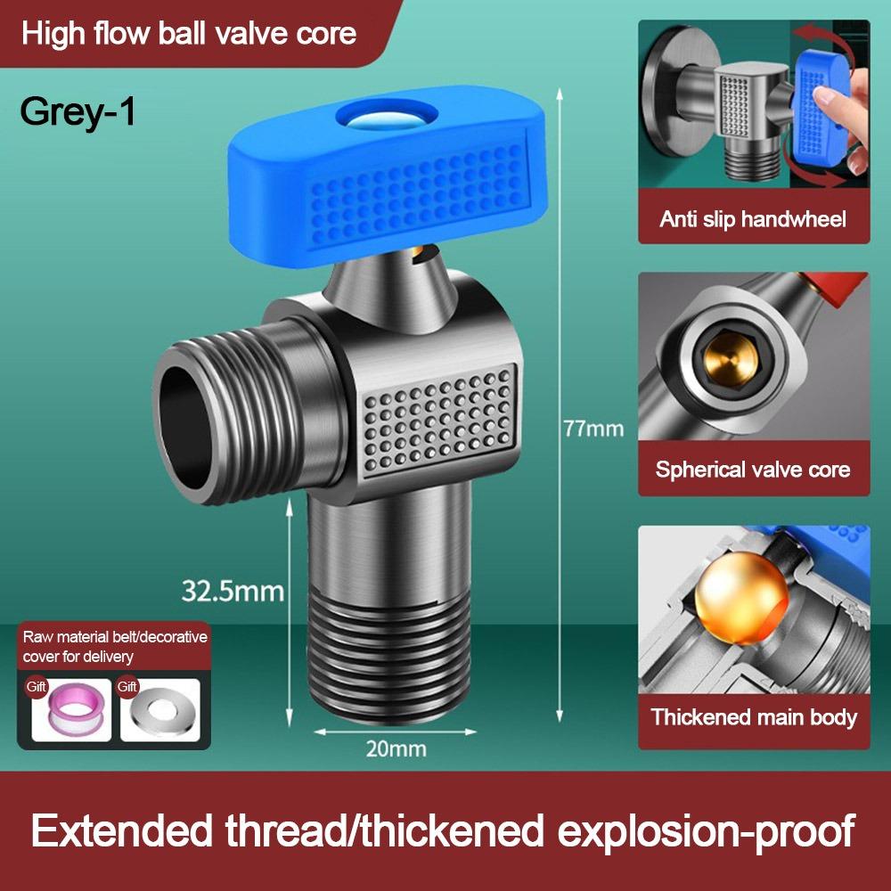 

Металлический угловой клапан латунный сердечник запорный клапан шаровой сердечник клапан туалет стиральная машина аксессуары H1