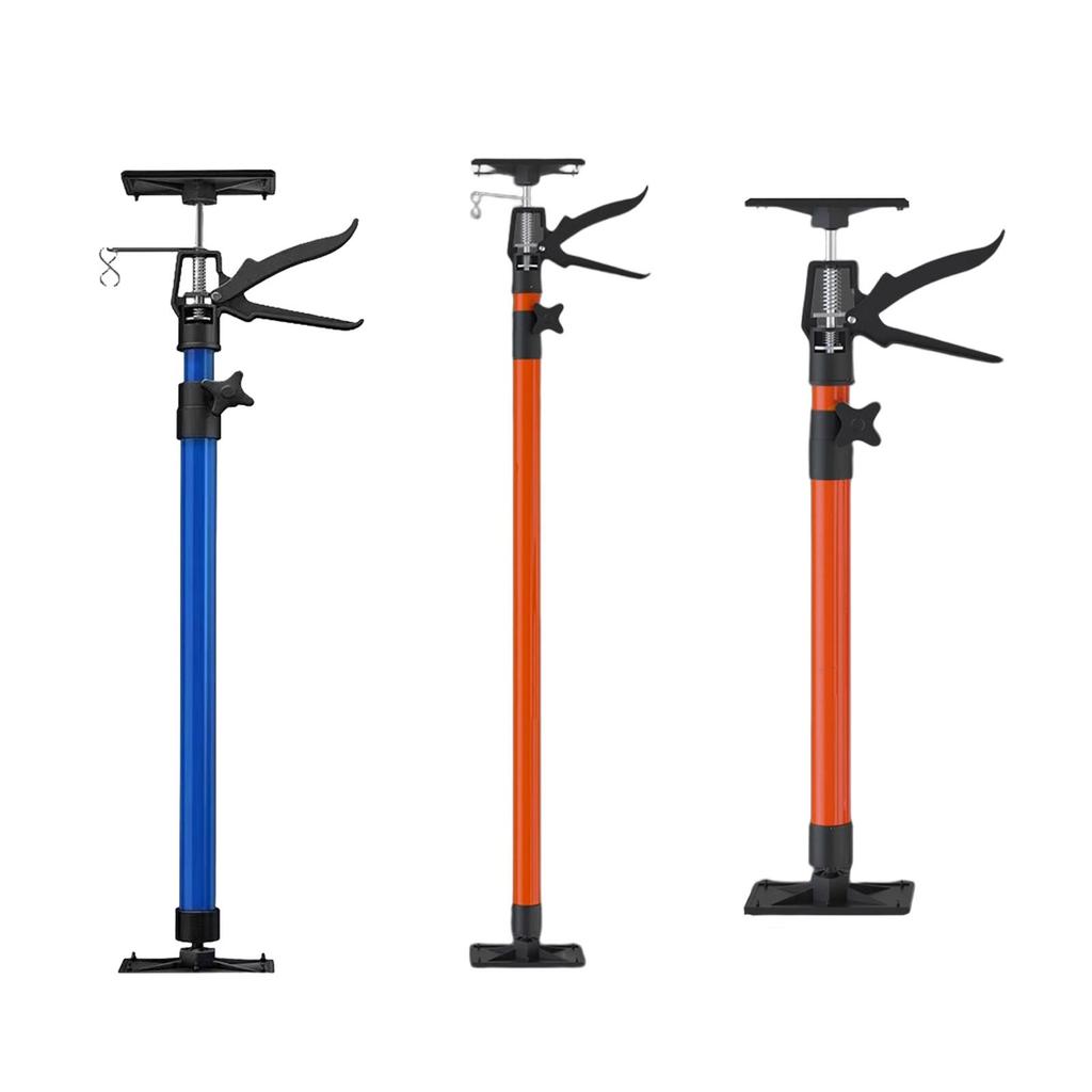 Telescopic Support Rod Lift Tool Stainless Steel for Installing Cabinets Orange 50 to 110cm