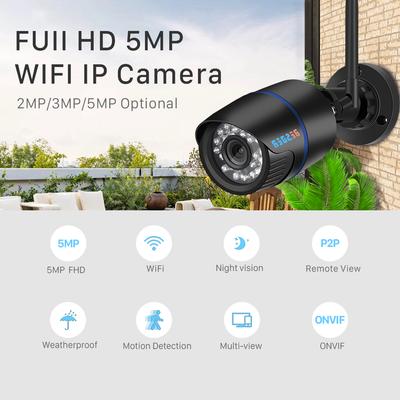 Κάμερα IP 5MP Wifi Υπαίθρια IR Νυχτερινή όραση 3MP Ήχος Ασύρματη κάμερα CCTV 1080P HD Ανίχνευση κίνησης ICSee Κάμερα IP Wifi ασφαλείας