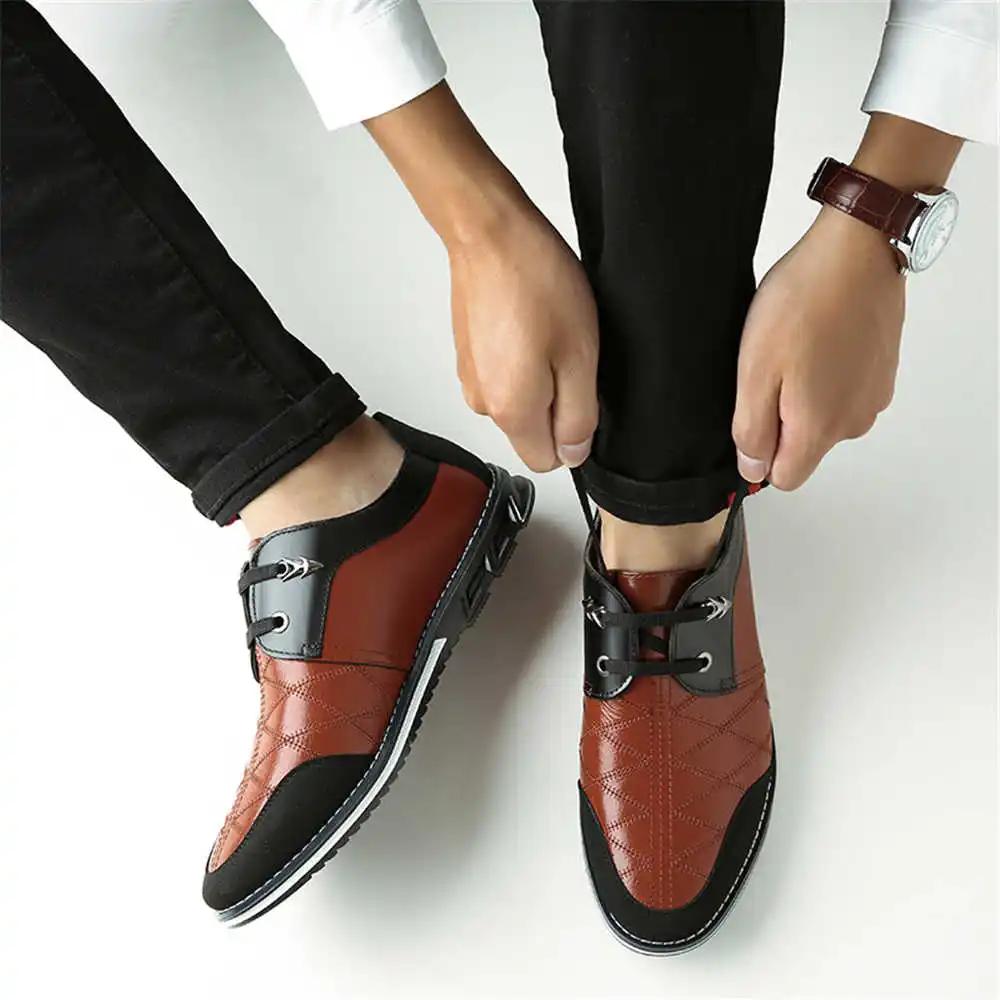 Fashion Autumn 47-48 Men Dress Shoes Oxford Mens Dressing Shoes Vulcanized Sneakers Sports Wholesale Unique Twnis Luxus Foot-wear