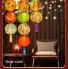 Mid-Autumn Festival Chinese Luminous Flower & Palace Lanterns with Riddle Hanging Ornaments