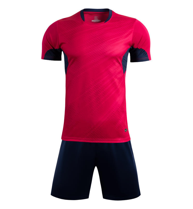 Football Jersey Set Men'S Adult Training Jersey Children'S Sports Short-Sleeved Jersey Middle School Student Game Jersey Quick-Drying M863
