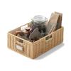 BELLE MAISON Shallow Rattan Basket A, 35 X 20 X 12.5 Cm