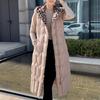 Plus Size Fashion Winter Long Vest Woman Coats Elegant Thick Warm Sleeveless Parka Women's Jackets
