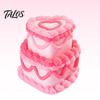 Desktop Ornaments Birthday Cake Stress Toy, Cute Dessert Decompression Fidget for Toys Adults Desk, Novelty Squeeze Gift Car, Office Decor Relief