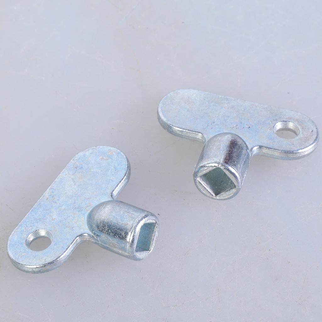 10Pcs Radiator Valve Key Heater Wrench Hand Tools Radiator Water Tap Plumbing Bleeder Key Exhaust Valve Key Enduring