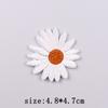 Sunflower Embroidery Patches For Clothing Thermoadhesive Patches For Clothes Cartoon Flower Sewing Fusible Patch Stickers Badges