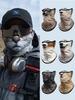 Funny Animal Print Cooling Face Mask – Cat & Dog Pattern UV Protection Neck Gaiter, Easy and Comfortable To Wear