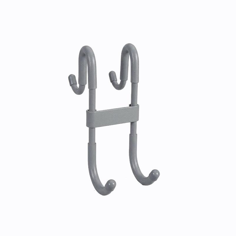 Multifunctional Shower Door Hook Fashion Plastic Door Mount Hanging Hook for Clothes Coat Towel Bathroom Shower Glass Door Accessory