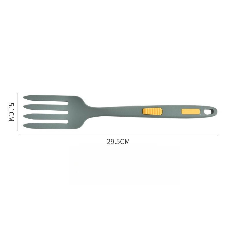 New Silicone Fork Modern Simple Multi Style Multi Functional Silicone Cooking Fork Pasta Fork Silicone Flexible Cooking Utensils