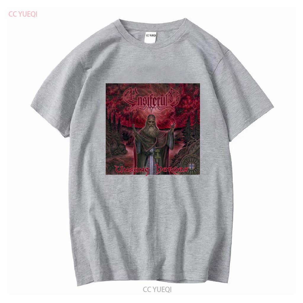 ENSIFERUM Unsung Heroes T Shirt XL Falkenbach Moonsorrow Primordial Empyrium long or short sleeves vintage Washed Versatile