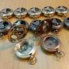 Lot of 12 Antique Brass Push Button Sundial Compass 5.08 Cm Marine Gift Handmade Gift