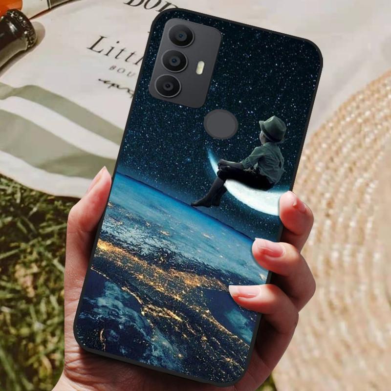 For TCL 30 SE Case 305 TPU Silicone Soft Fashion Phone Cover for TCL 30SE 306 305 Case 6165A Bumper Funda for TCL30SE 6.52 Inch