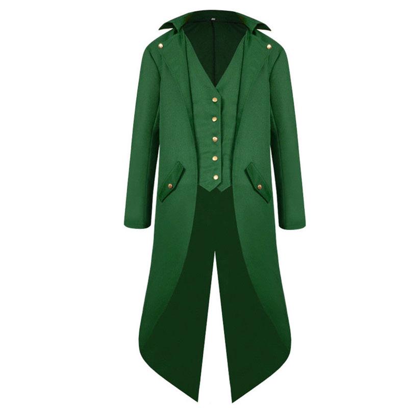 Coat Steampunk Mens Vintage Jacket Victorian Coat Mens Uniform Cosplay Costume