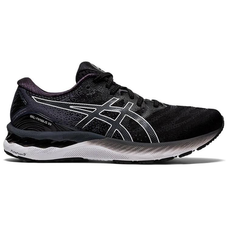 New Asics Gel Nimbus 23 2E Wide 'Black White' 1011B006-001