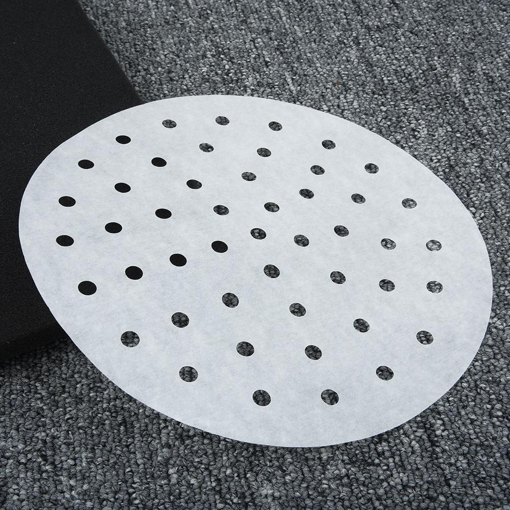New 100pcs Round Disposable Parchment/Bamboo Steamer Paper Liners Fryer Tool