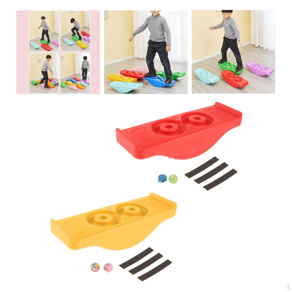 2pcs Balance Board Seesaw Sports Outside Kids Exercise Toy Yoga