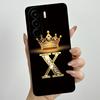 For Itel Power 70 P673L P70 Case Luxury Crown Letters Couple Soft Phone Cases For Itel Power70 P 70 Camera Protection Back Cover