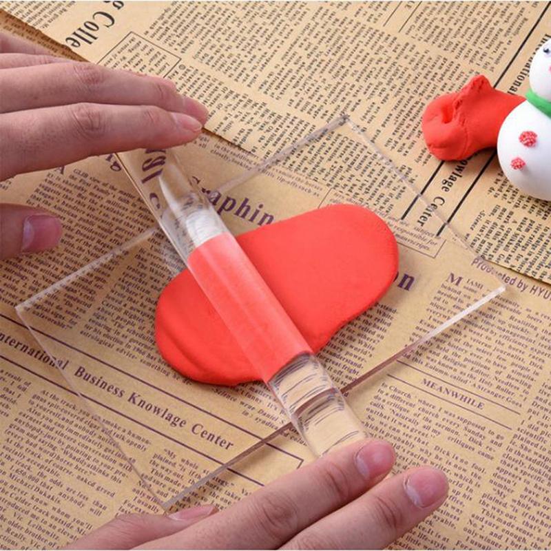 Acrylic Clay Crafts Acrylic Roller Hollow Rolling Clay Bar Roll Stick Tool