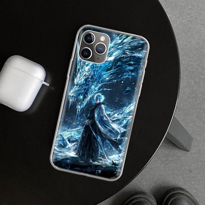 Hitsugaya Toushirou Bleach Phone Case Cover for iPhone 11 12 13 Mini 14 15 Plus 16 Pro Max 17 Air 7 8 + SE Art Customized Fundas