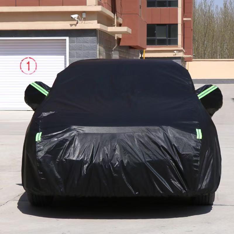 Sunproof Waterproof Cotton Quilt Car Cover - All-Season Thickened Full Car Protection