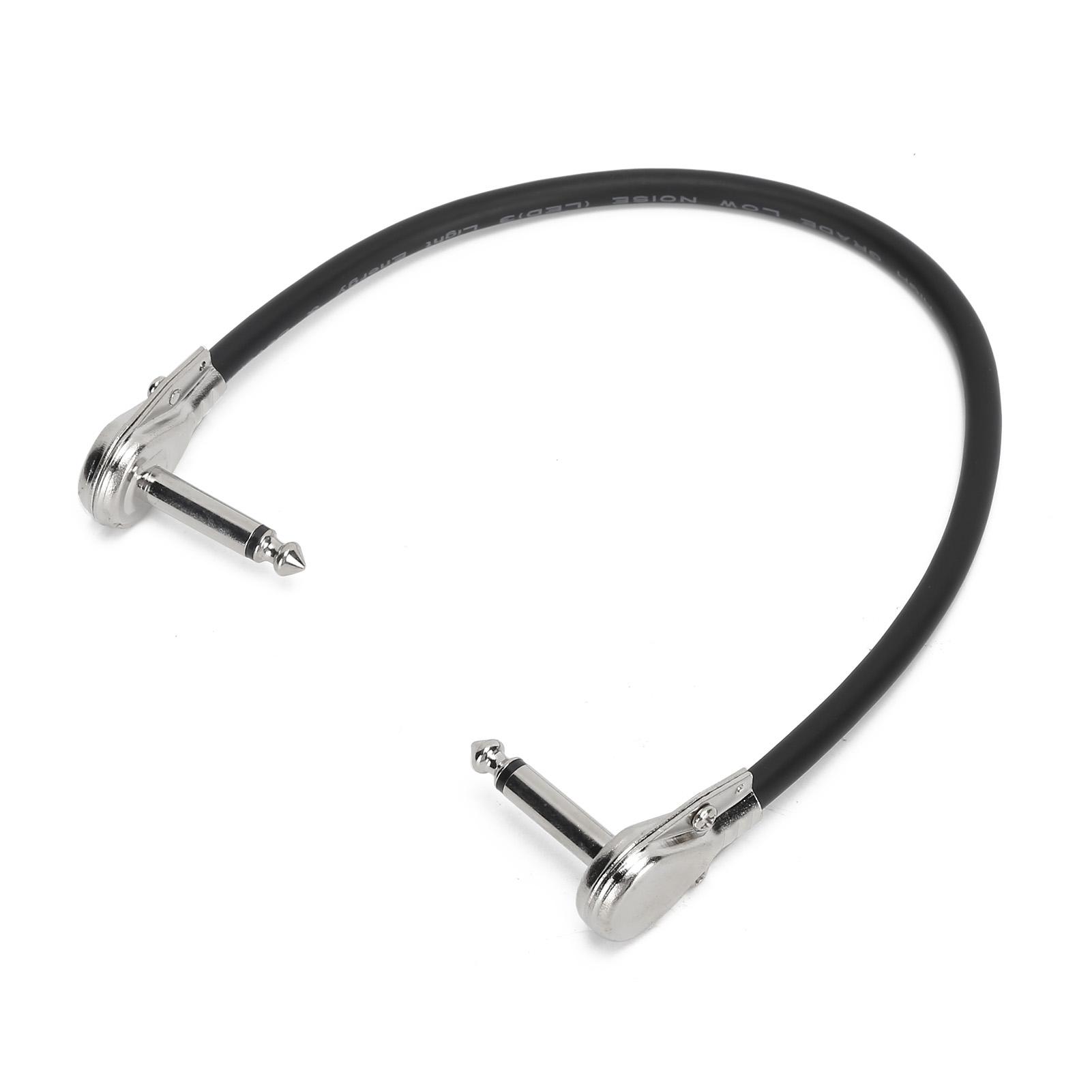 

JORINDO JD6226 6.35MM Right Angle to Right Angle Electric Guitar Effect Pedal Cable Bass o 15cm/5.9in
