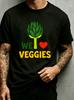 We Love Veggies Artichoke Design Unisexs Crewneck Tshirt Loose Fit Versatile And Suitable For Daily Wear And Holiday Gifts Tshirt