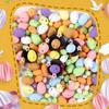 Egg Shakers Colorful Foam Self Painting Eggs Rhythm Learning Toy Gifts Favor for Kids Early Development Holiday Decor