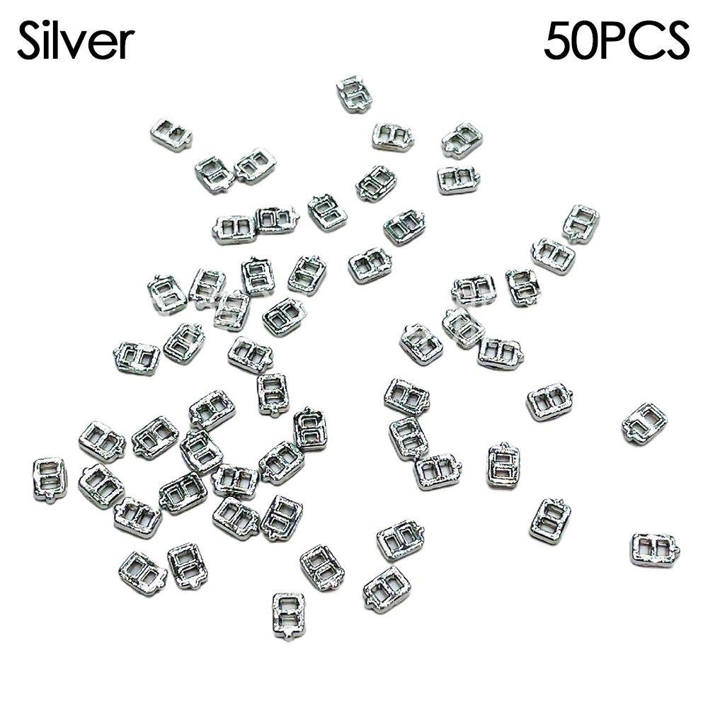 1.5mm 4 Colors Stuffed Toys Belt Buttons Doll Bags Accessories Diy Dolls Buckles Tri-glide Buckle