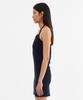 Minasu Slim Fit Halter Neck Terry Onepiece_Navy