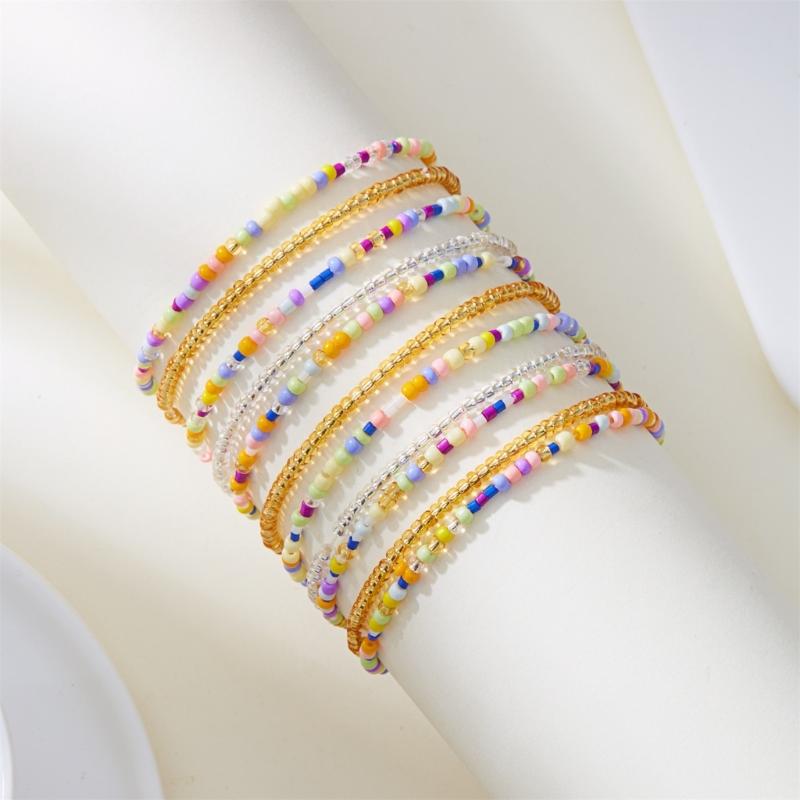 Stackable  Bead Bracelet Braided Designs Fashion Elegant Charm Jewelry Statement Pieces Jewelry Accessories