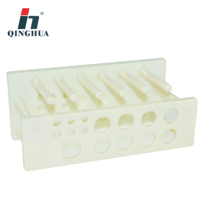 Qinghua J02306 Multifunctional 9-Hole Plastic Test Tube Rack for Chemistry Labs