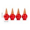 4pcs Plant Watering Stakes Indoor Outdoor Water Spikes for Plant Terracottas Automatic Drip Irrigation for Houseplants