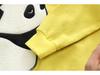 Autumn Girls' Korean Appliqué Panda Sweatshirt Two-Piece Set