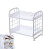 Itisyou Desktop Desk Storage Desktop Storage Small Item Desk Storage for Office Rack, 2-Tier, Rack, Box, Organizer, Organizer, Supplies, Cosmetics,