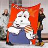 Personalized Custom Name Blanket - Max and Ruby Print Design,Blanket for Sofa,Bed,Travel,Camping - Soft and Warm, Great Gift