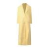 Simple High-end Fashion Suit Long-sleeved Lapel Woolen Windbreaker Coat + Short Skirt Women