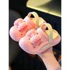 Children's Summer Indoor Non-slip Hole Shoes Bow Baby Beach Toe-cover Sandals