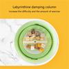 Plastic Rotating Pet Bowl For Dog  Featuring Treat Dispensing  Animal Feeder Toy Training Design