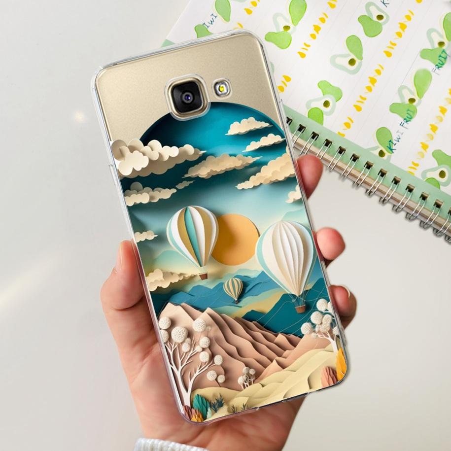 For Samsung Galaxy A3 2016 Case A310F Popular Flower Transparent Silicone Phone Back Cover For Samsung A3 2017 A320F A320Y Funda