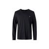 Polo Ralph Lauren SS22 Solid Color Logo Embroidered Crew Neck Long Sleeve T-Shirt Men T-Shirts Black 714844759-001