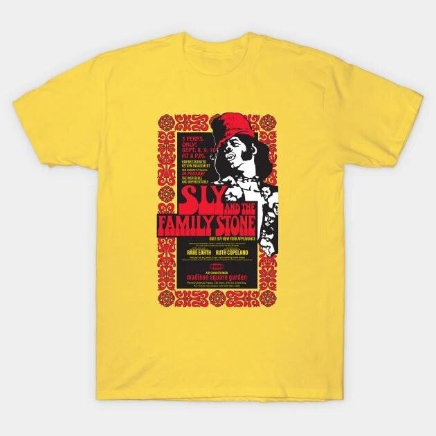 

Sly & the Family Stone Band T-Shirt Dance to the Music There s a Riot Goin On Unisex T-Shirt XXXL