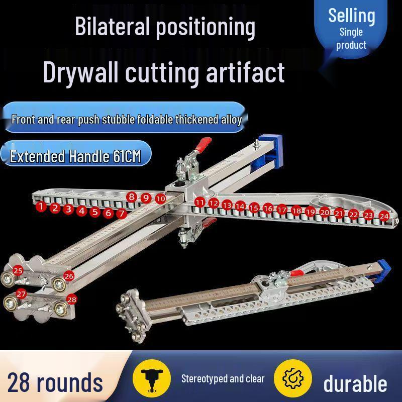 Foldable Gypsum Board Cutter: New Extended Version for Woodworking