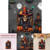 Car Decor Acrylic Pumpkin Pendant For Halloween Party Vehicle Ornament