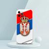 Soft TPU Transparent Phone Case Cover for iPhone 16 15 14 13 12 11 Pro Max XR 8 7 Plus XR Shockproof Shell Serbia Flag Pattern