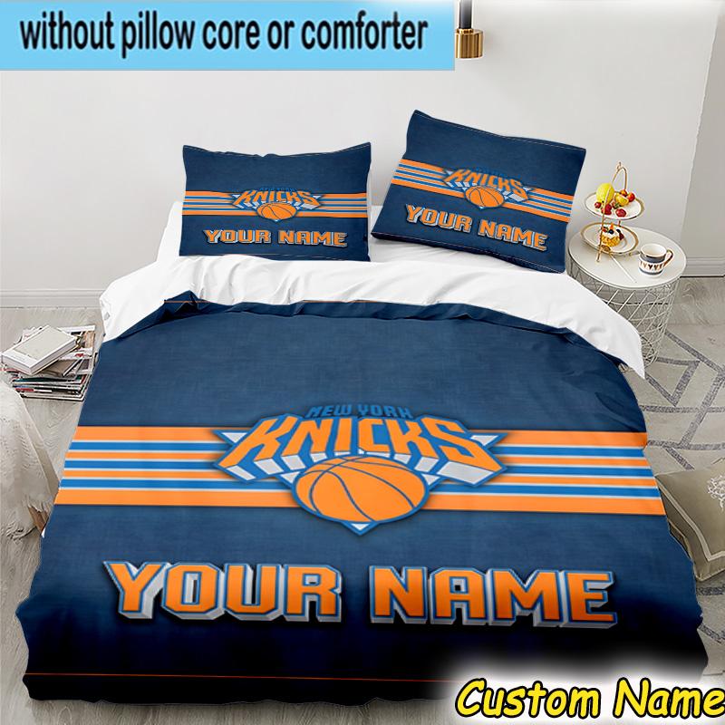 3pcs Custom Name New York Football Bedding Set Includes 1 Duvet Cover & 2 Pillowcases for All Seasons Dormitory Home Decor Christmas gifts