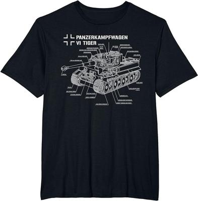 NEW LIMITED World War 2 German Tank Tiger I Engineering T-Shirt Unisex T-Shirt