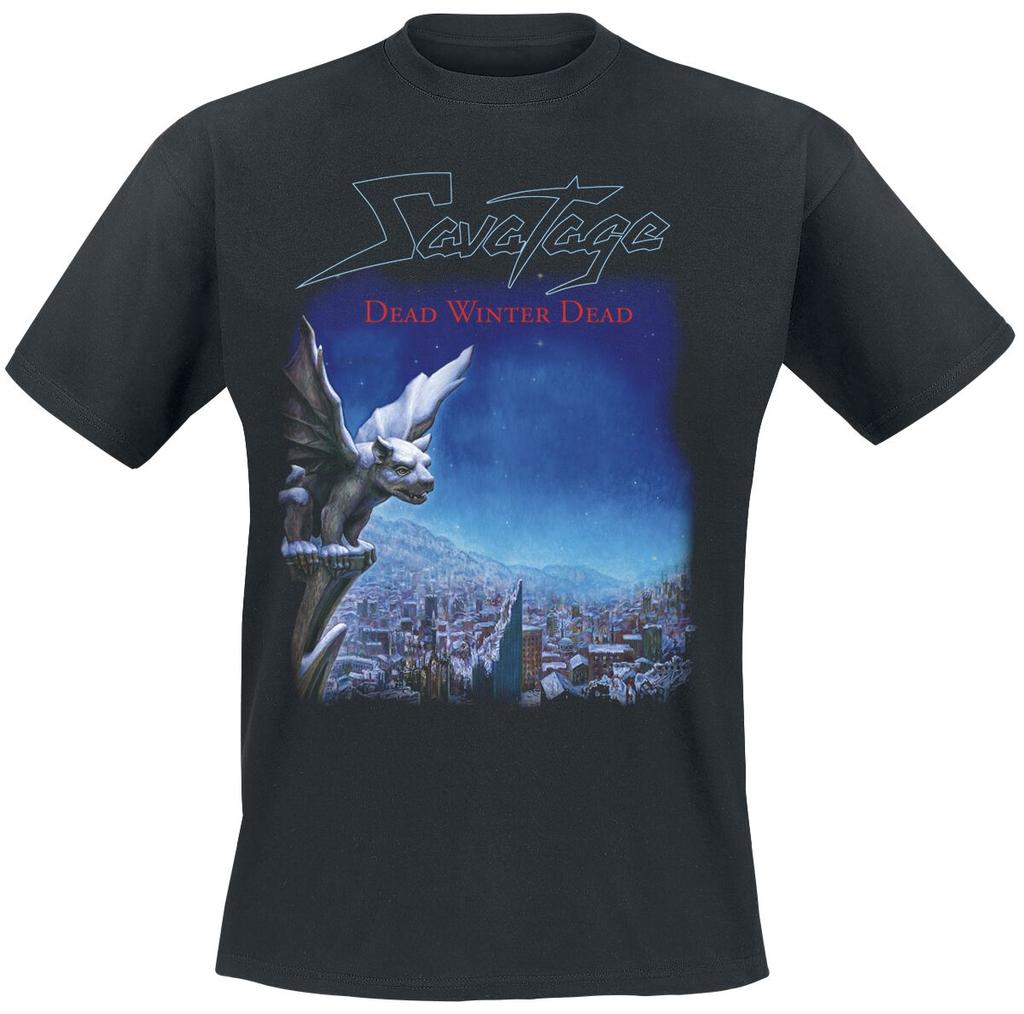 Nowa Bawełniana Koszulka Zespołu Savatage Unisex Letnia Krótki Rękaw Moda Marka T-shirt Luksusowy Casual Vintage