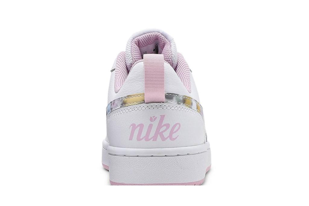 Nike Court Borough Low 2 SE GS 'Floral Swoosh' CK5426-100 Kids Shoes