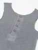 Sleeveless Organic Front and Back Baby Mist [L'ovedbaby] Romper, 2-Way Romper, 12-18M (for 12-18 months)